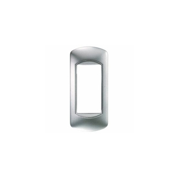 Plaques bricino living étroites chrome satiné