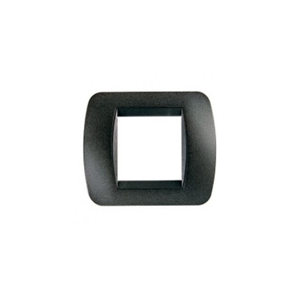 Plaques bticino living métal graphite noir