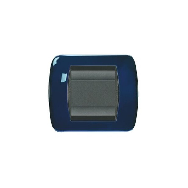 Plaques bticino living métal peinture laquée bleu nuit