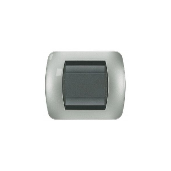 Plaques bticino living métal peinture métalisée gris argent