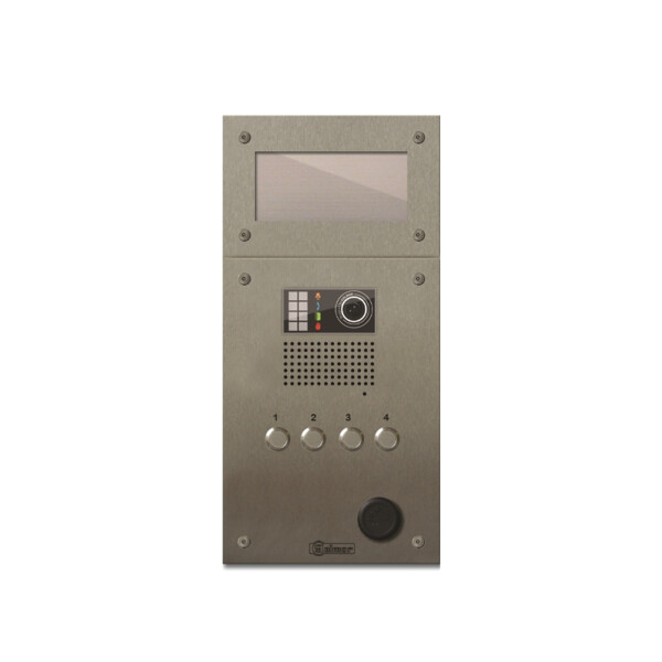 Platine inox audio/vidéo gb2
