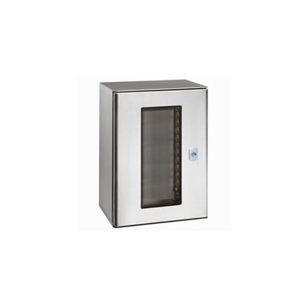 Coffrets inox avec porte vitrée 304 l
