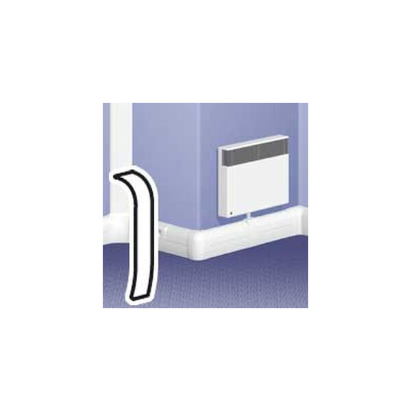 Plinthe dlp 140 x 35 - profilé, accessoires de cheminement et montage d'appareillage