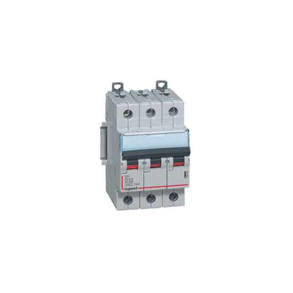 Disjoncteurs dx³ 6000 - 10 ka courbe d - protection des départs triphasés