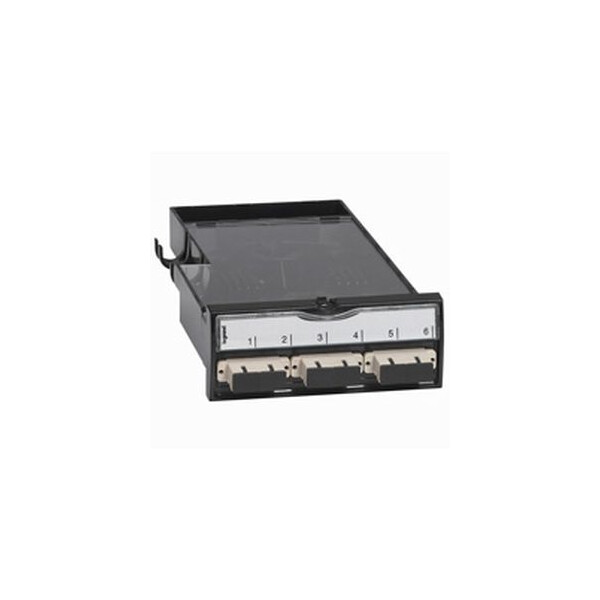 Cassette fibre optique pour panneau de brassage