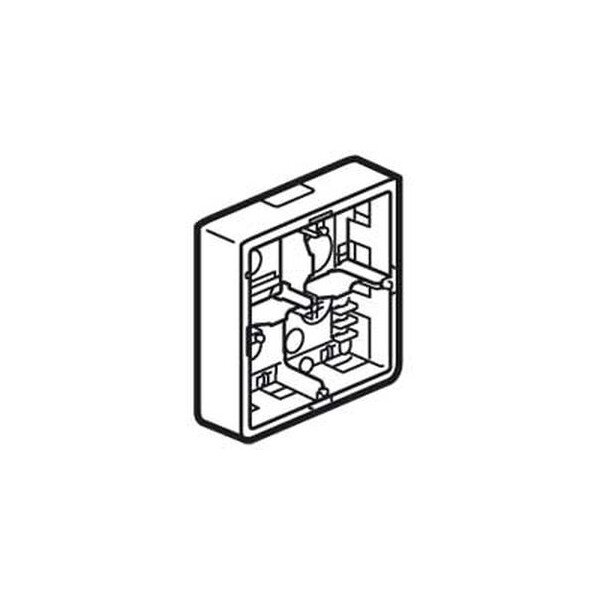 Pour 2 x 5, 2 x 2 x 2 modules (support réf. 802 64) ou variateur colorimétrique