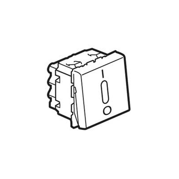 Interrupteur bipolaire à voyant à led - 2 modules