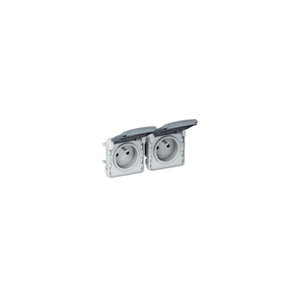 Prises de courant 16 a - 250 v - doubles et triples précâblées