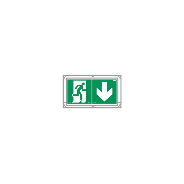 Etiquettes de signalisation d'évacuation