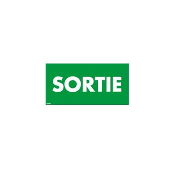 Etiquettes de signalisation pour blocs d'évacuation