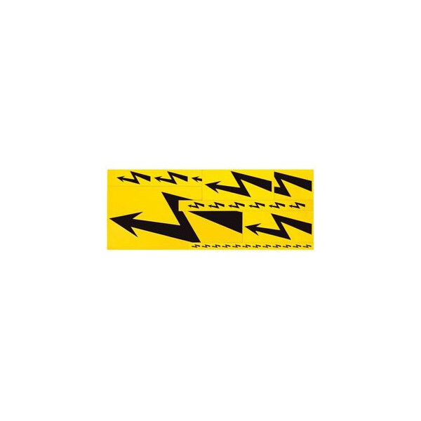 Etiquettes mylar 'tension dangereuse'