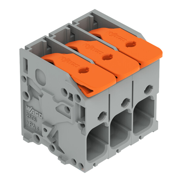 Bornes CI avec levier 6mm²