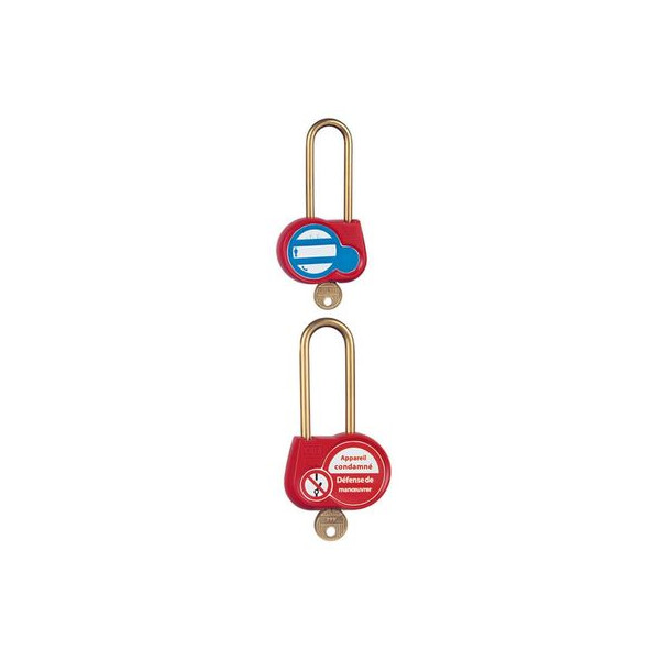 Cadenas de condamnation 70MM- diamètre de l'anse 4 mm- clé aléatoire - Catu - Catu - AL230SZ