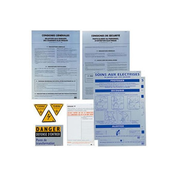 Kit de signalisation de poste - kit sécurité standard - Catu - Catu - AM801