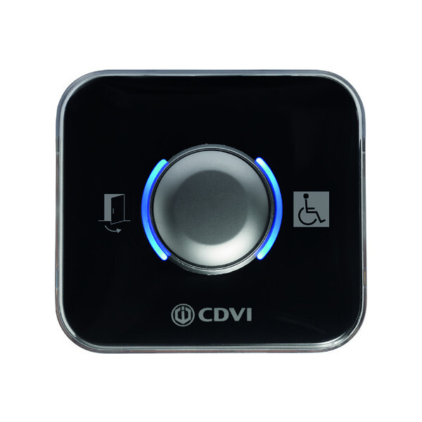 Bouton poussoir choc no/nf bte 68mm lumineux sonore - CDVI - BP68LS