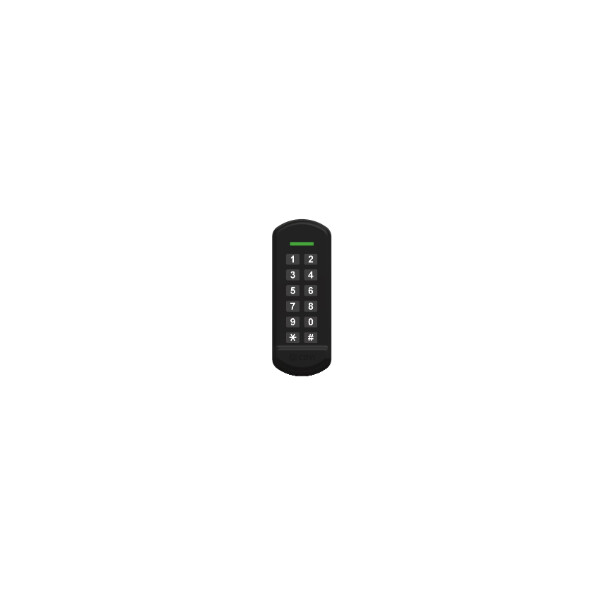 Digicode + lecteur marin/mifare centralisable extérieur 12/24 vdc - CDVI - EXO