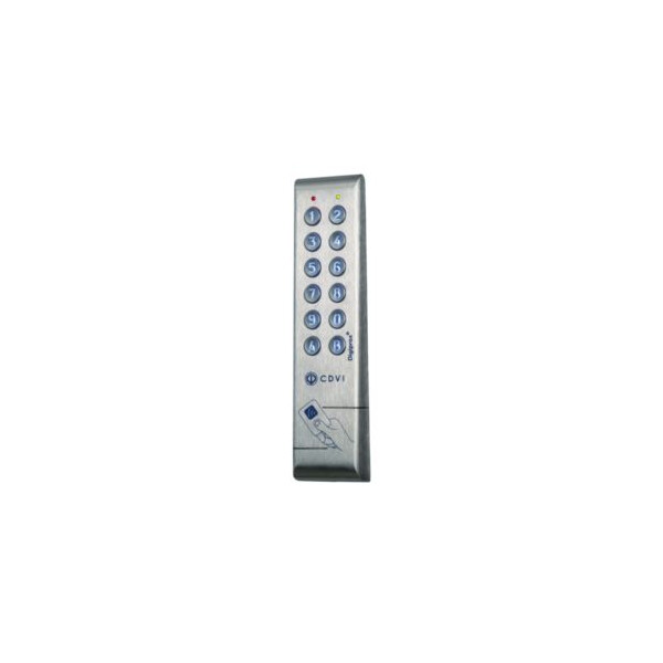 Lecteur Inox 2*technologies Proximite /digicode® Wiegand - CDVI - KCPROXWLC