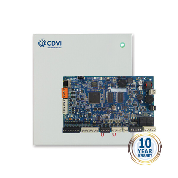 Contrôleur krypto - 4 lecteurs 2 portes mode bus et wiegand en coffret avec alim - CDVI - A22K