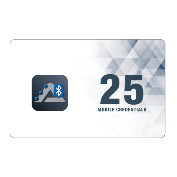 Licence de 25 badges mobile credential pour lecteur atrium bt - CDVI - AMC25