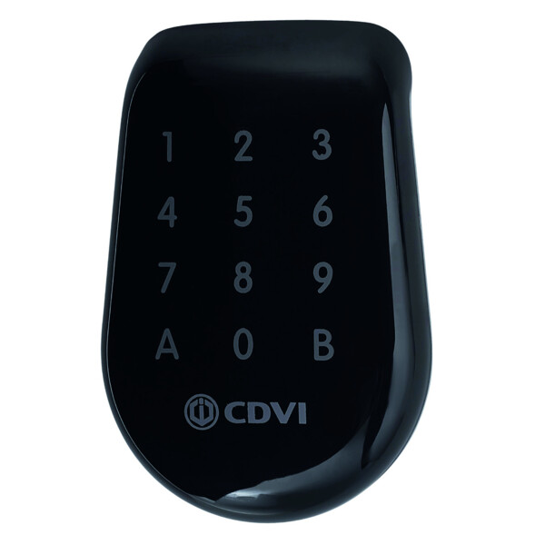 Mini centrale autonome code et badges noir - CDVI - SOLAR2R