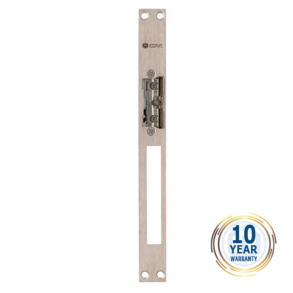 Gâche réversible émission 2 temps 16x66 mm 10-24 v avec top - CDVI - T290STX1024T