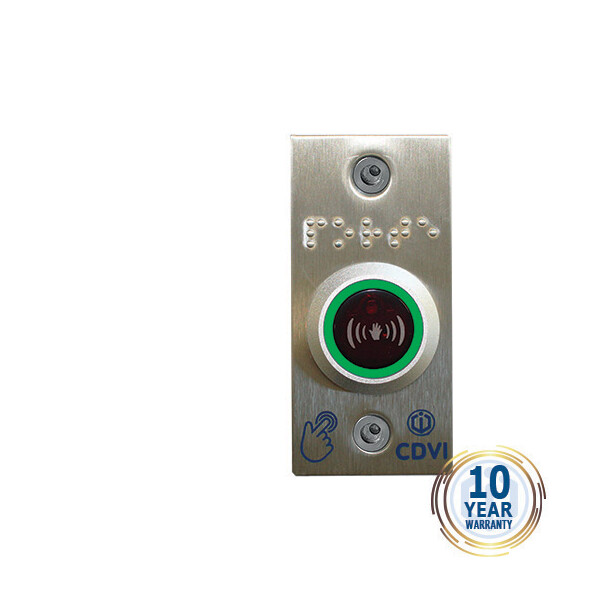 Commande infrarouge avec plastron inox 38x80 - CDVI - BPIR