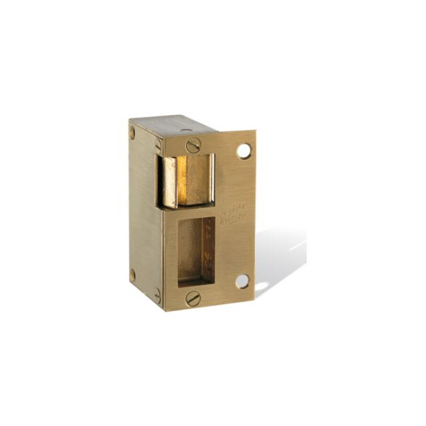 Gâche Réversible Bronze Horizontale 90 Mm 1 Temps émission 12 V Ac/dc - CDVI - GBR9011