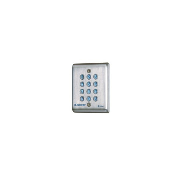 Digicode® Inox - 2 Relais Electronique Déportee - CDVI - KCIN