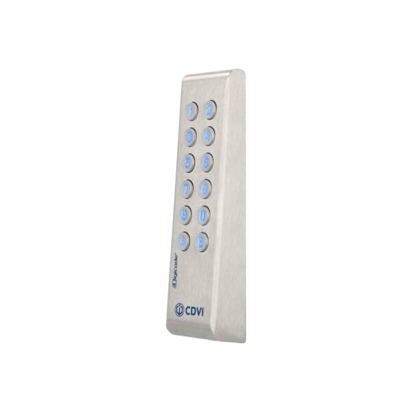 Clavier codé CDVI étroit inox avec électronique déportée - CDVI - PROFILBT