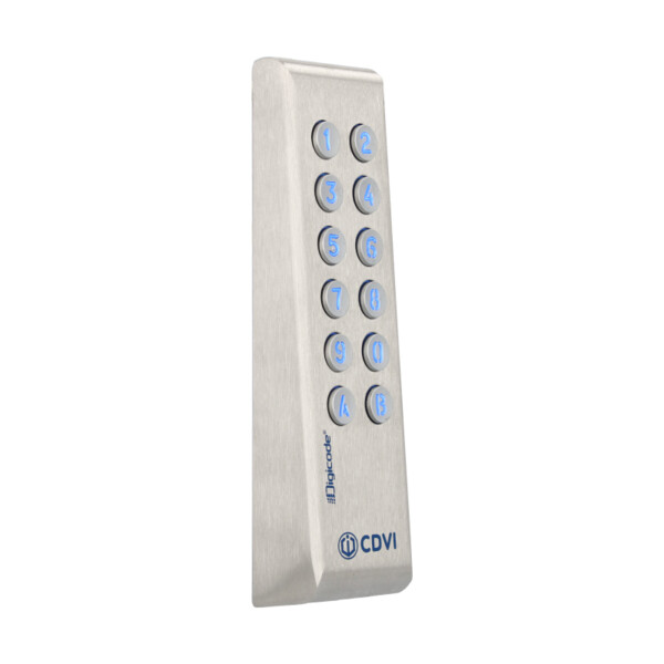 Clavier codé CDVI étroit inox avec électronique déportée - CDVI - PROFILBT
