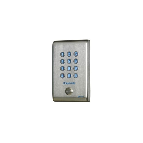 Digicode® Inox + Bouton Poussoir - 2 Relais - CDVI - KCIEN