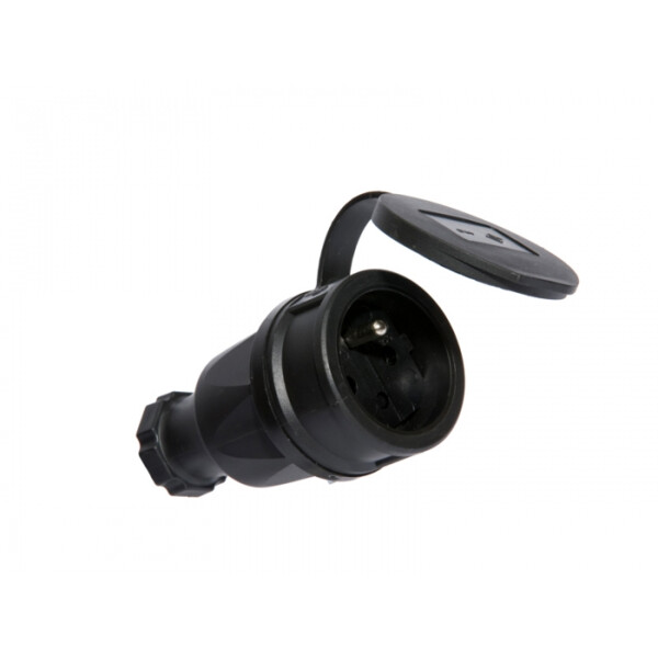 Prise 2P+T 16A Ceba avec clapet 250V IP44 - Ceba - 002341