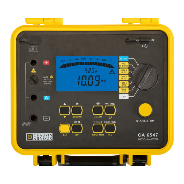 Ca 6547 megohmmetre 5kv - Chauvin Arnoux - P01139712