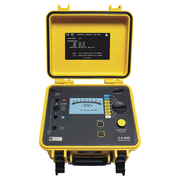 Ca 6505 megohmmetre 5kv - Chauvin Arnoux - P01139714