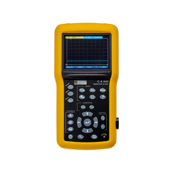 Ca 942 scope portable 2x40 mhz voies isolées - Chauvin Arnoux - P01194200