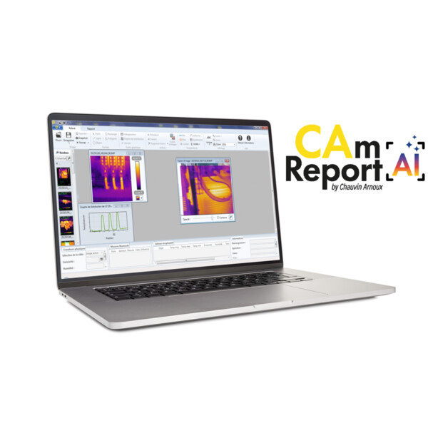 Logiciel d’analyse thermographique doté d’Intelligence Artificielle CAmReport AI - Chauvin Arnoux - P01102218
