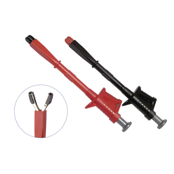 Grippe fil croco rouge et noir 20A rigide CAT III 1000V - Chauvin Arnoux - Chauvin Arnoux - P01102053Z