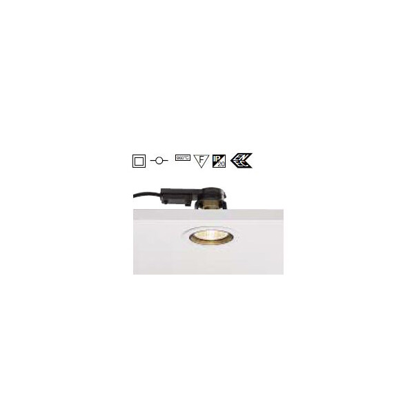 Spot Inset ES63 livré avec lampe ES63 75W 230V - Claude - 3085140
