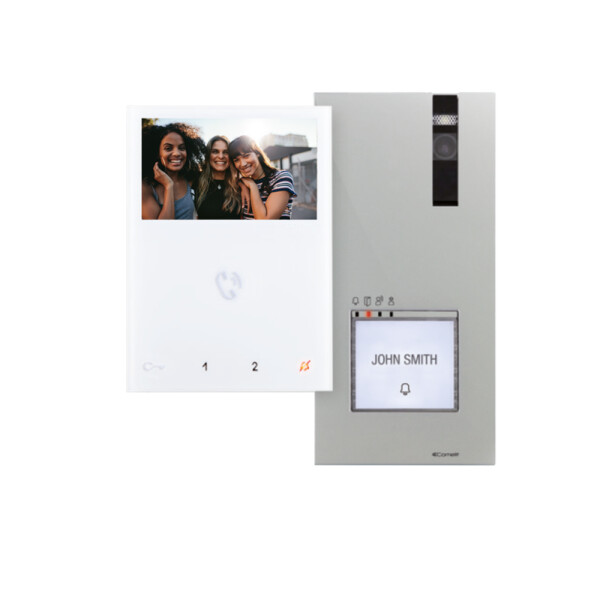 Kit un appel quadra et mini ml, système simplebus - Comelit Immotec - 8461V
