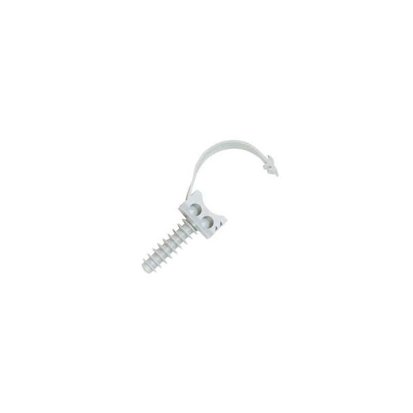 Clips de fixation diamètre 16 Courant pour tube IRL gris - Courant - CLIP16