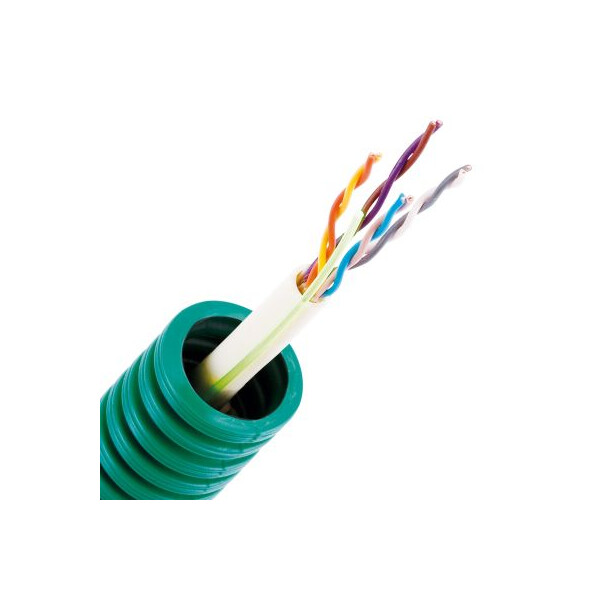 Gaine ICTA Prefilzen 17VATCA Coaxial TV Courant PrefilCo diamètre 25 vert couronne de 100m - Courant - 20080034
