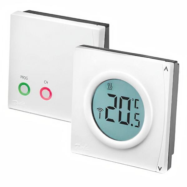 Thermostat d’ambiance programmable Danfoss TP5001 -rf + rx1 - Danfoss - 087N7934