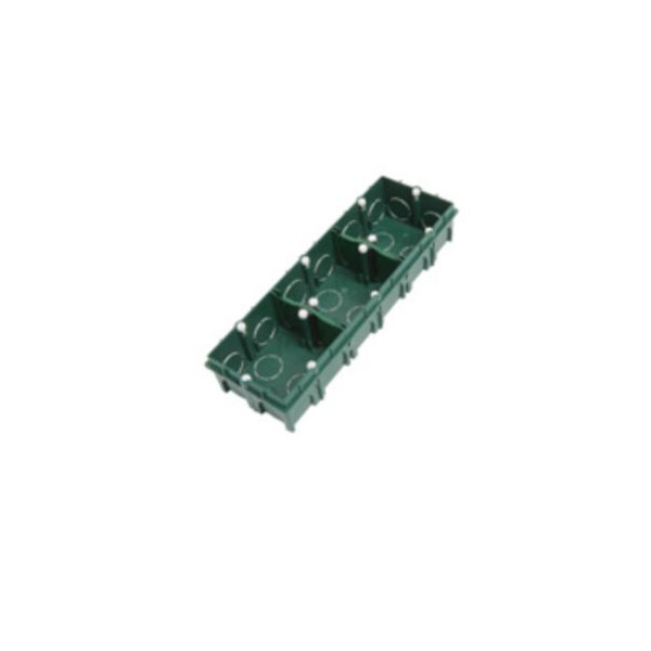 Boîte d'encastrement Debflex 3 postes 71x213mm h40 verte s/film - Debflex - 718750