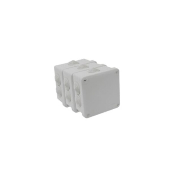 Lot de 3 boites Étanches carrée Debflex ip54 dim.105x105x55mm - Debflex - 718739