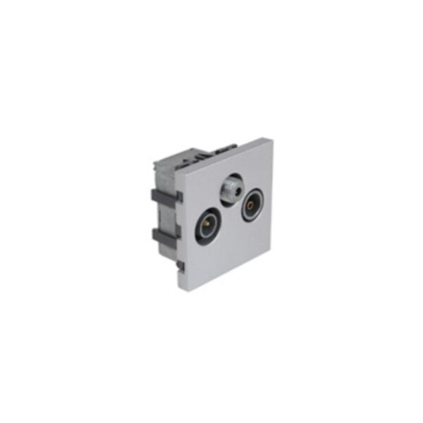 Casual Debflex prise tv fm sat silver - Debflex - 742245