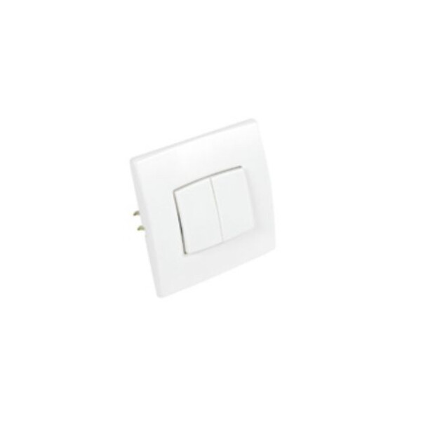 Double Va-et-Vient Blanc 10 A 250 V PERFECT DEBFLEX - Debflex - 737150