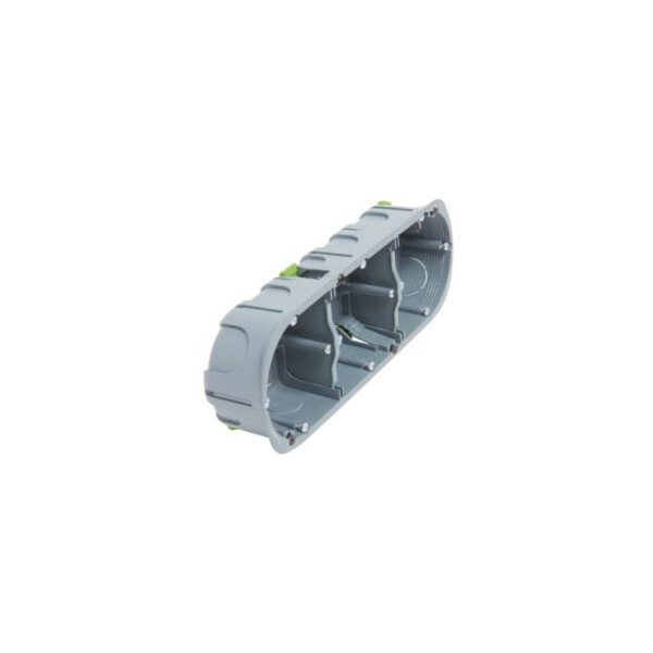 Boîte encastrement Debflex 3 postes multimatériaux Ø67x40 mm entraxe 71 mm - Debflex - 718753