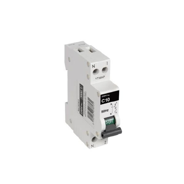 Disjoncteur Debflex  - 3ka 1 P+N 10A Courbe C - Debflex - 707813