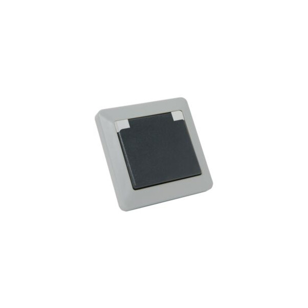 Prise de courant 2P+T Opaline Debflex 16A gris vrac ip44 - Debflex - 735120