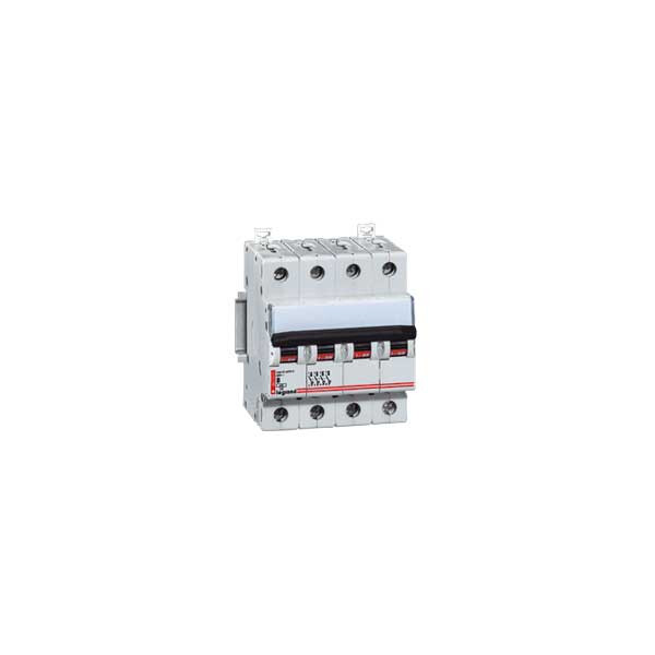 Disjoncteur magnéto-thermique DX 6000 - Lexic à vis - 4P - 400 V~ - 63 A - courbe C - Legrand - 006569
